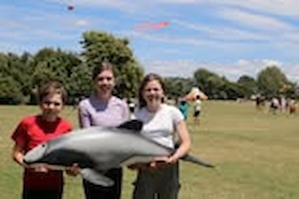 Girls at Nelson Kite day Photo: Rob Pine