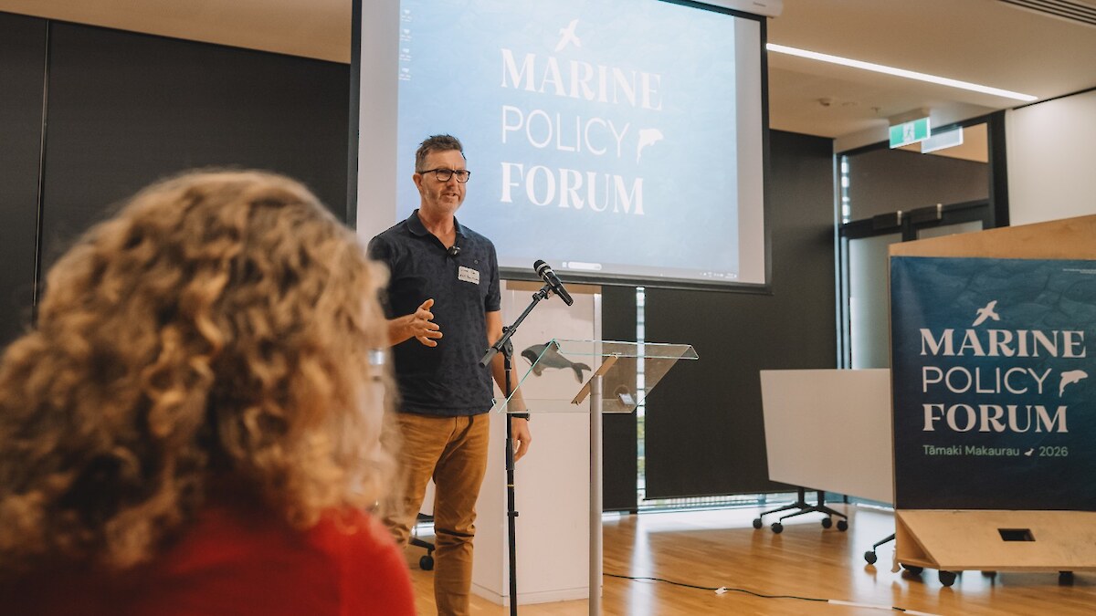 ACT’s Simon Court talked about a shared vision for a healthy ocean